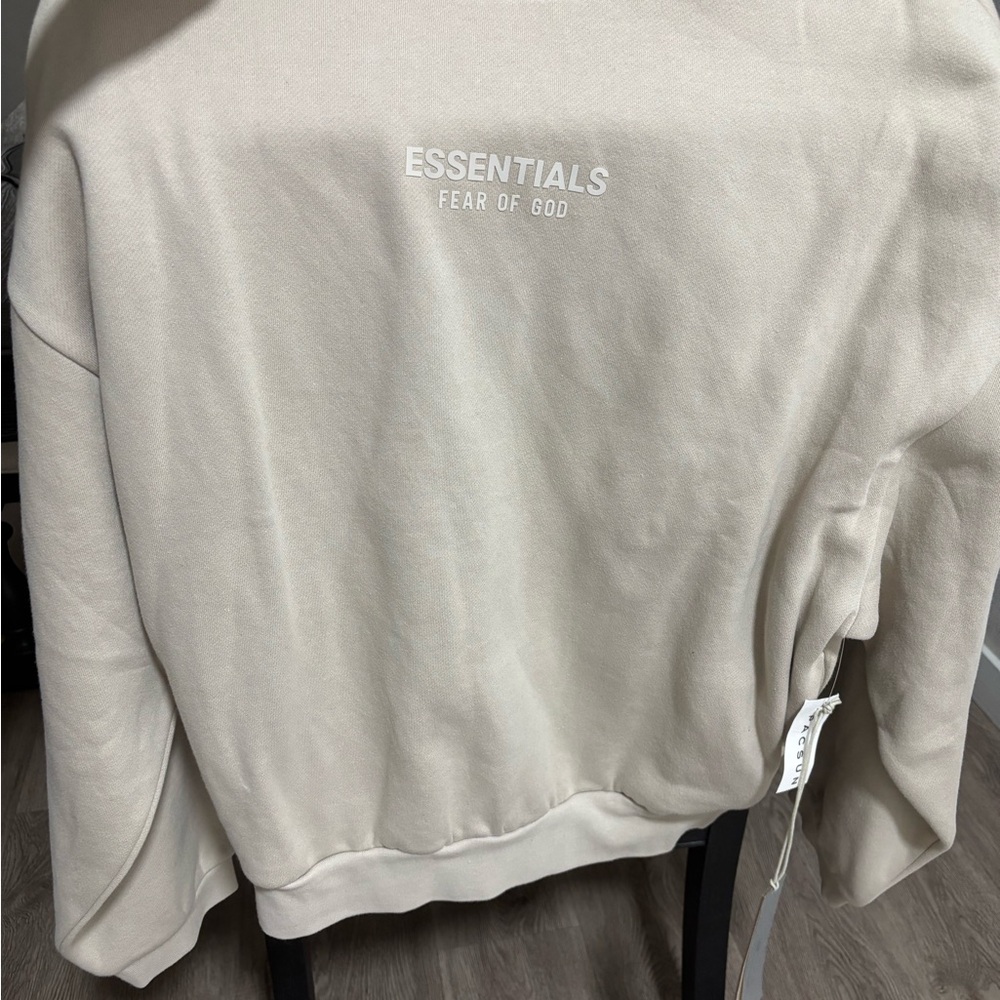Essentials Fear of God Beige Sweatshirt